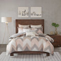 Blush Cotton Printed Comforter 3-Piece Set King Cal King I76550