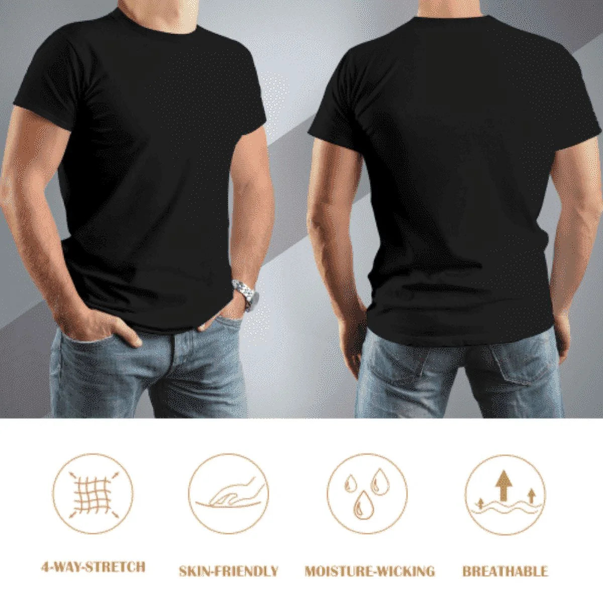 Patriotic USA Eagle T-Shirt D5641