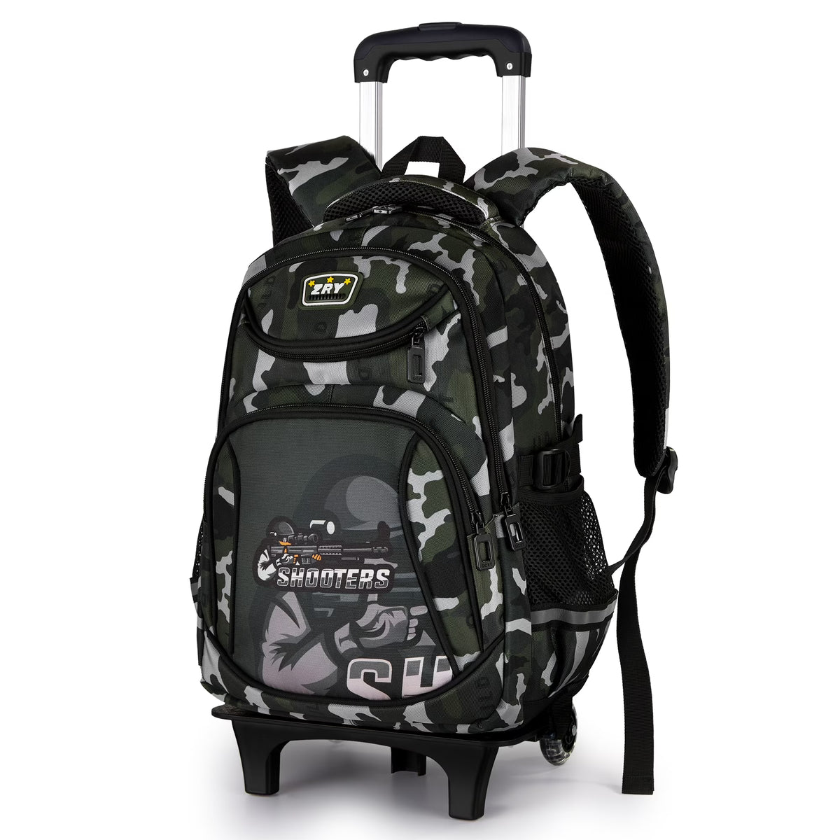 Wheeled Backpack Rolling Daypack Trolley School Bag N324522