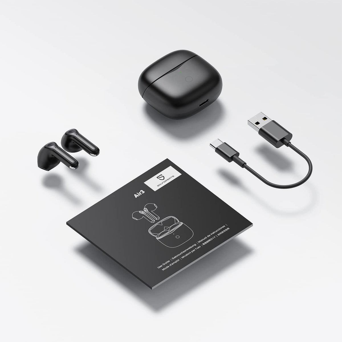 Wireless Earbuds with 14.2mm Driver, Bluetooth V5.2, Four Mic, 17.5 Hrs D528264