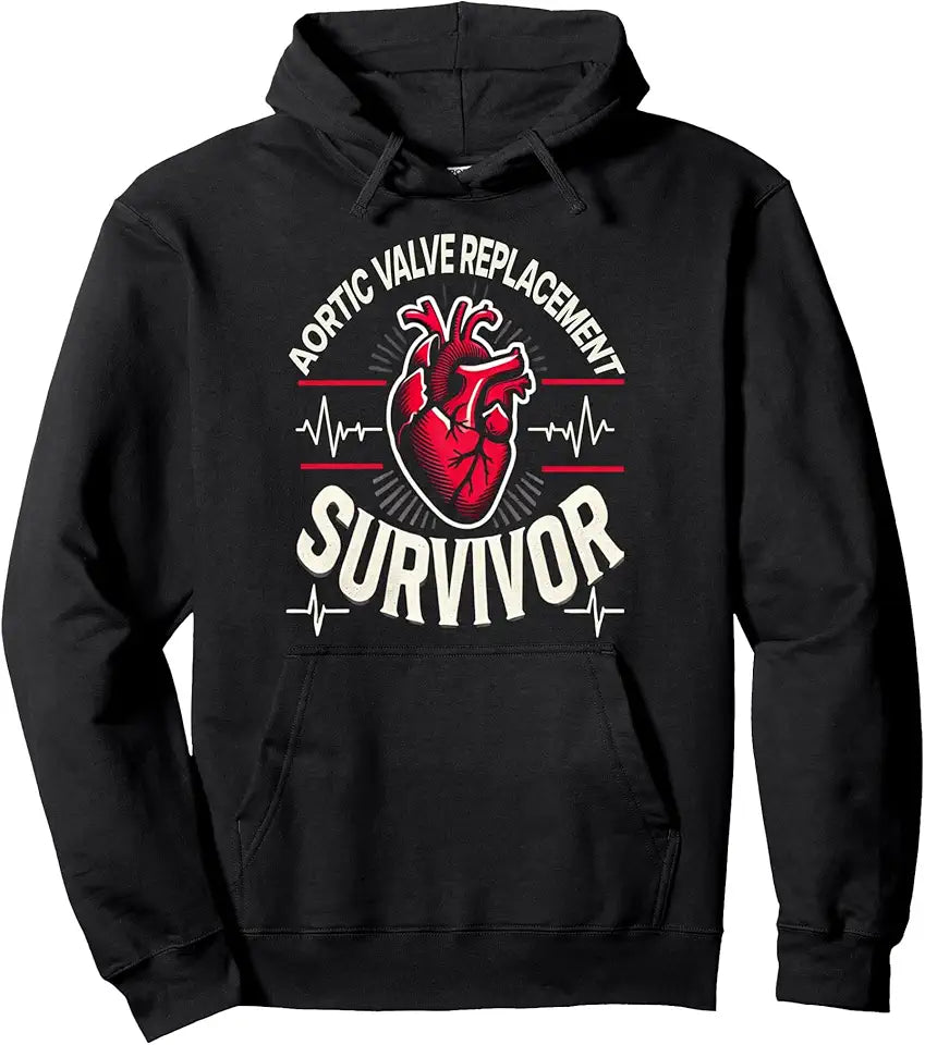Get Well Soon Aortic Valve Replacement Survivor Recovery Pullover Hoodie L28074