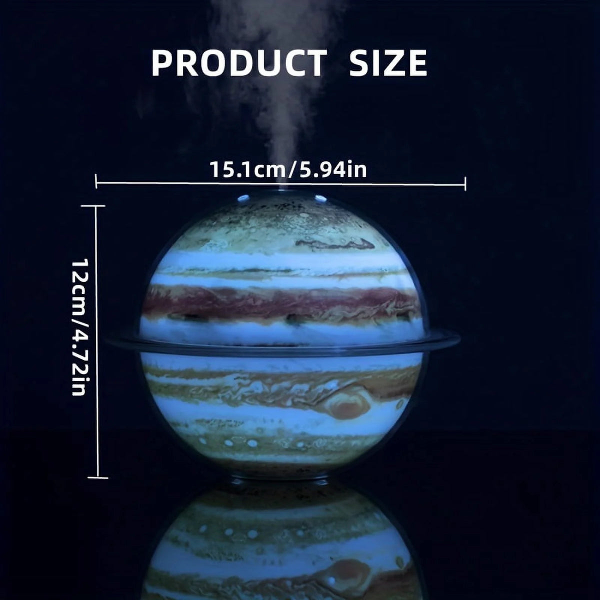 Galaxy Humidifier With Colorful Lights USB Humidifier Large Spray Night Light C343