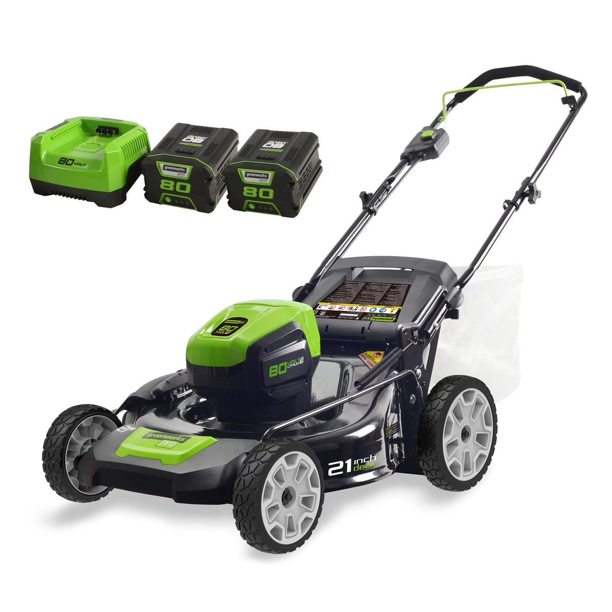80V 21 Battery Powered Push Walk-Behind Mower X3357