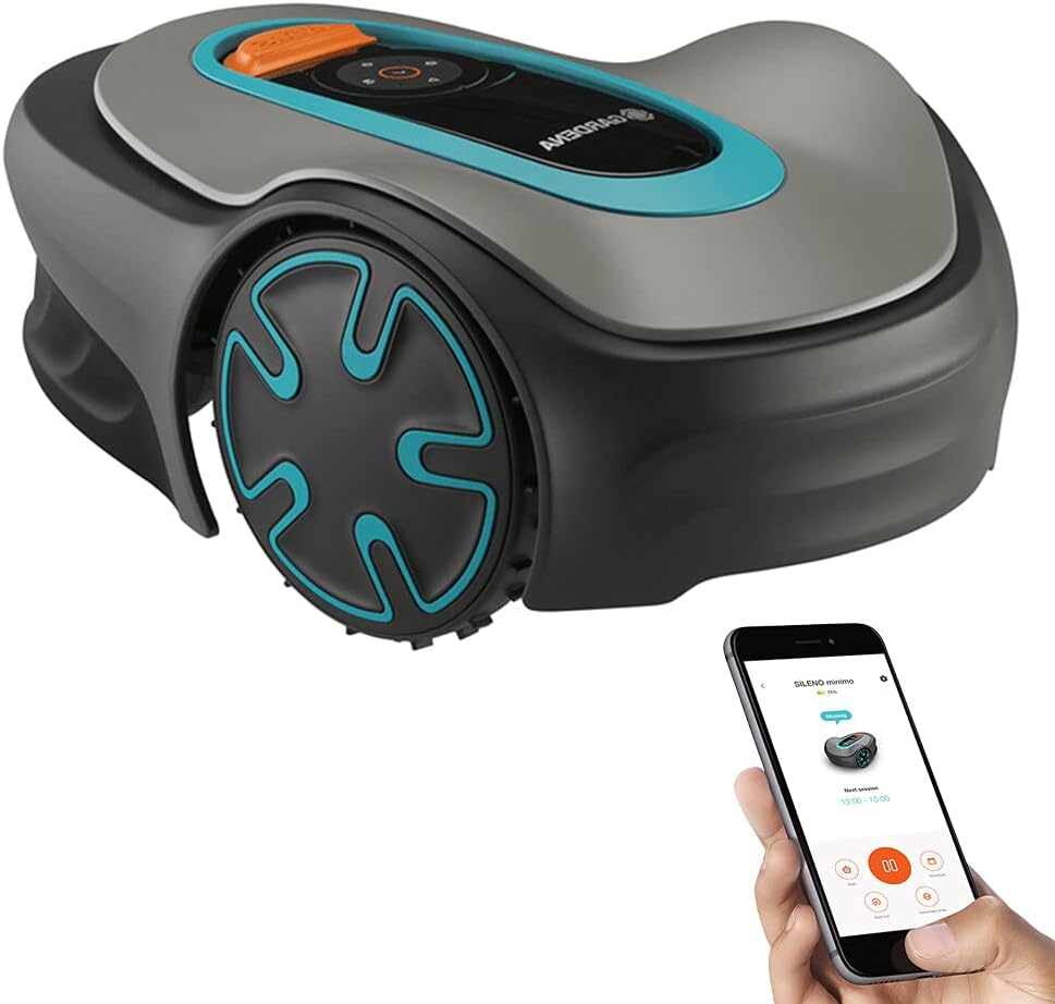 Robotic Lawnmower with Bluetooth App, Grey A728