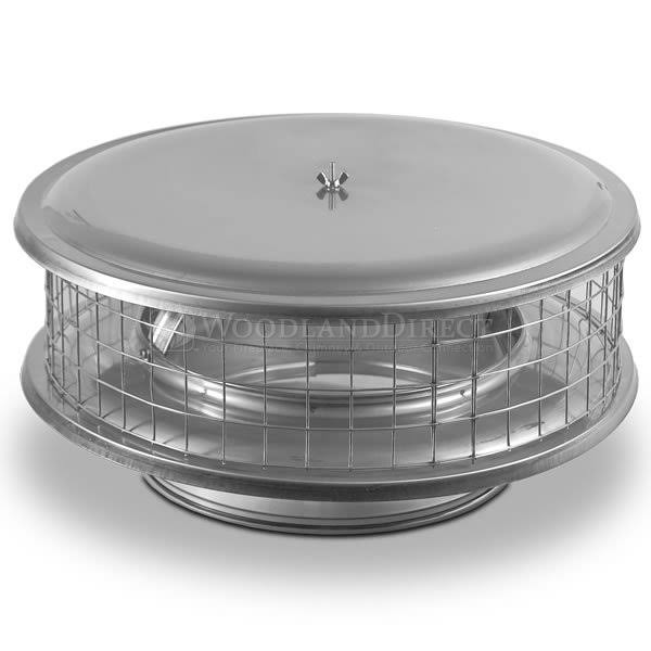 Stainless Steel Chimney Cap with Mesh Screen Q751