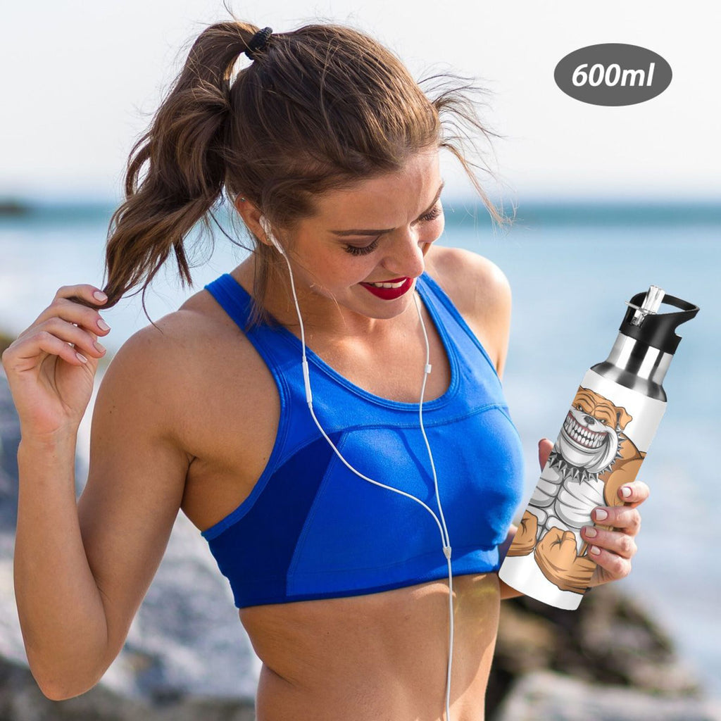 Stainless Steel Insulated Water Bottle with Straw Lid F784