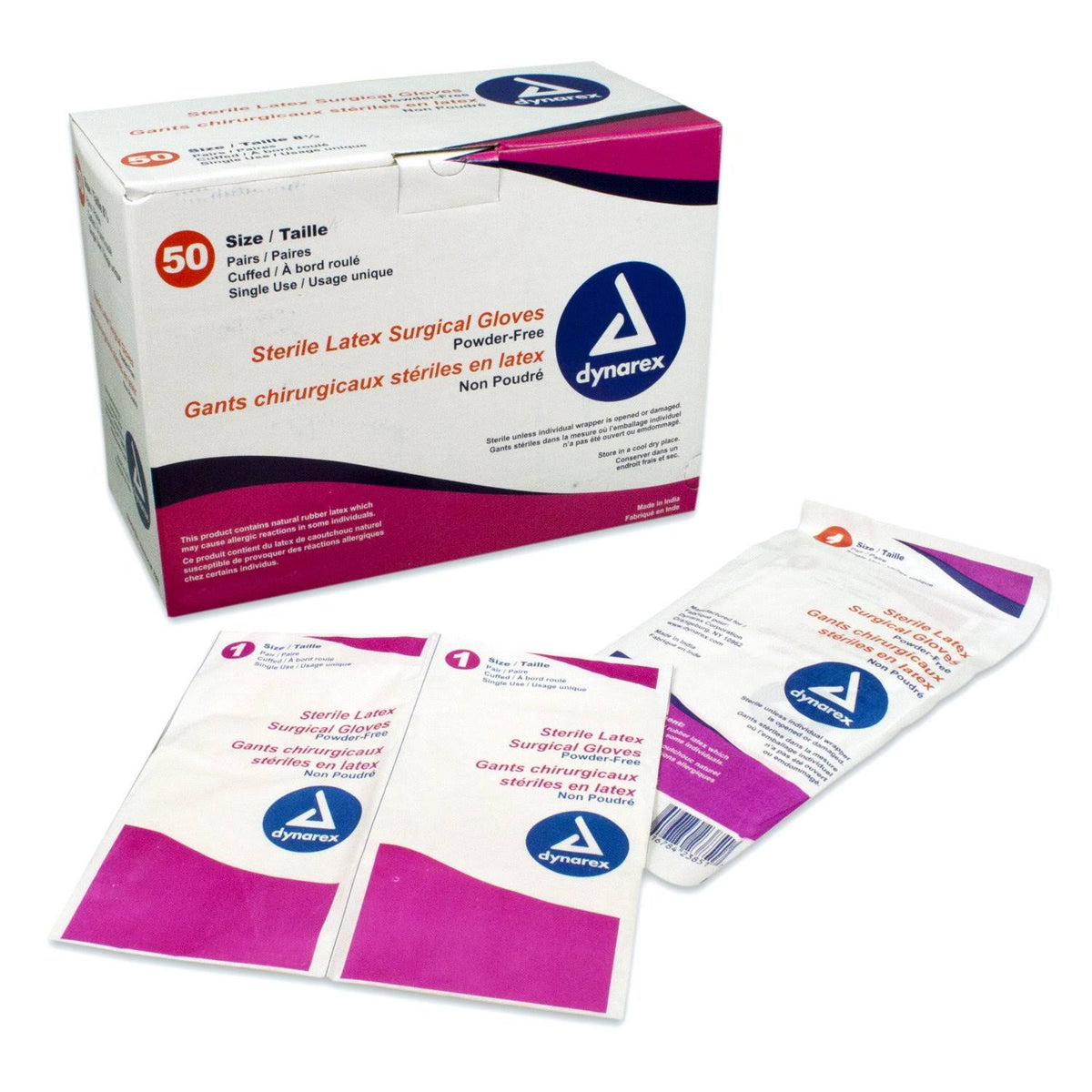 Sterile Latex Surgical Glove, Powder-Free, Size 8.0 Q380