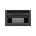 30 In. 1.55 cu ft. Black Stainless Steel Convection Microwave Oven G596