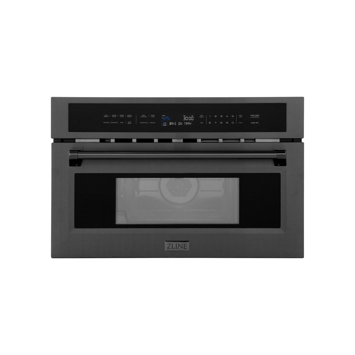 30 In. 1.55 cu ft. Black Stainless Steel Convection Microwave Oven G596