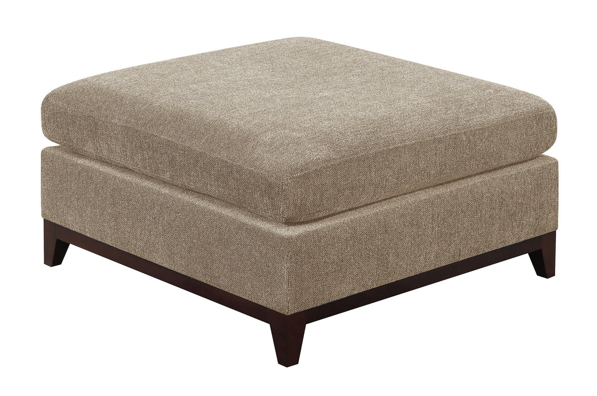 Chenille Camel L-Sectional Sofa Set 6pcs B434