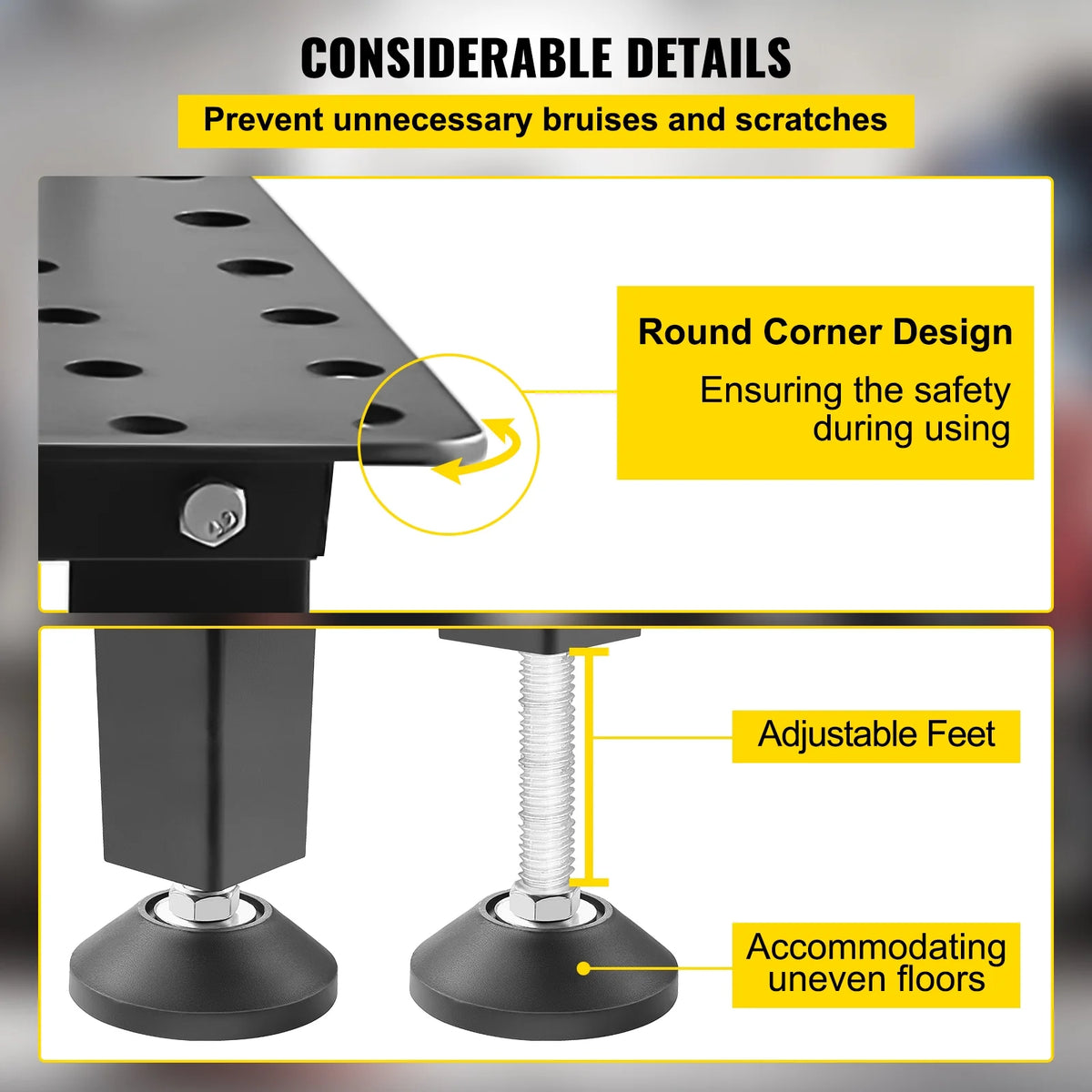 36 x 24 Adjustable Metal Welding Table J5913