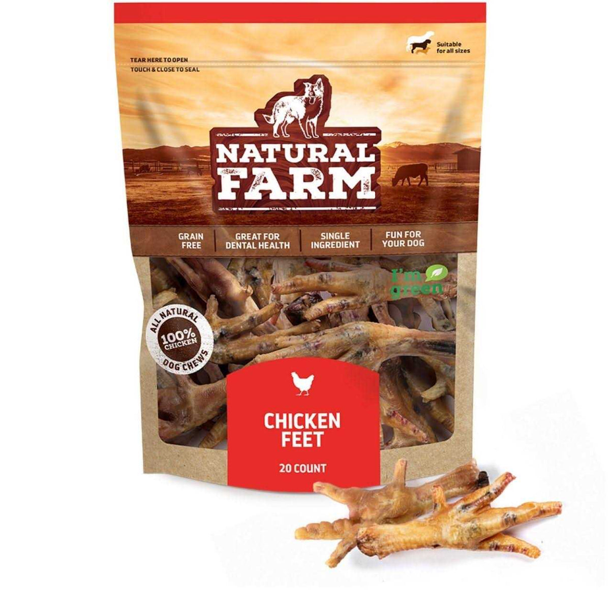 Air Dried Chicken Feet Dog Treats H208