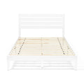 White Queen Acacia Wood Headboard W50145