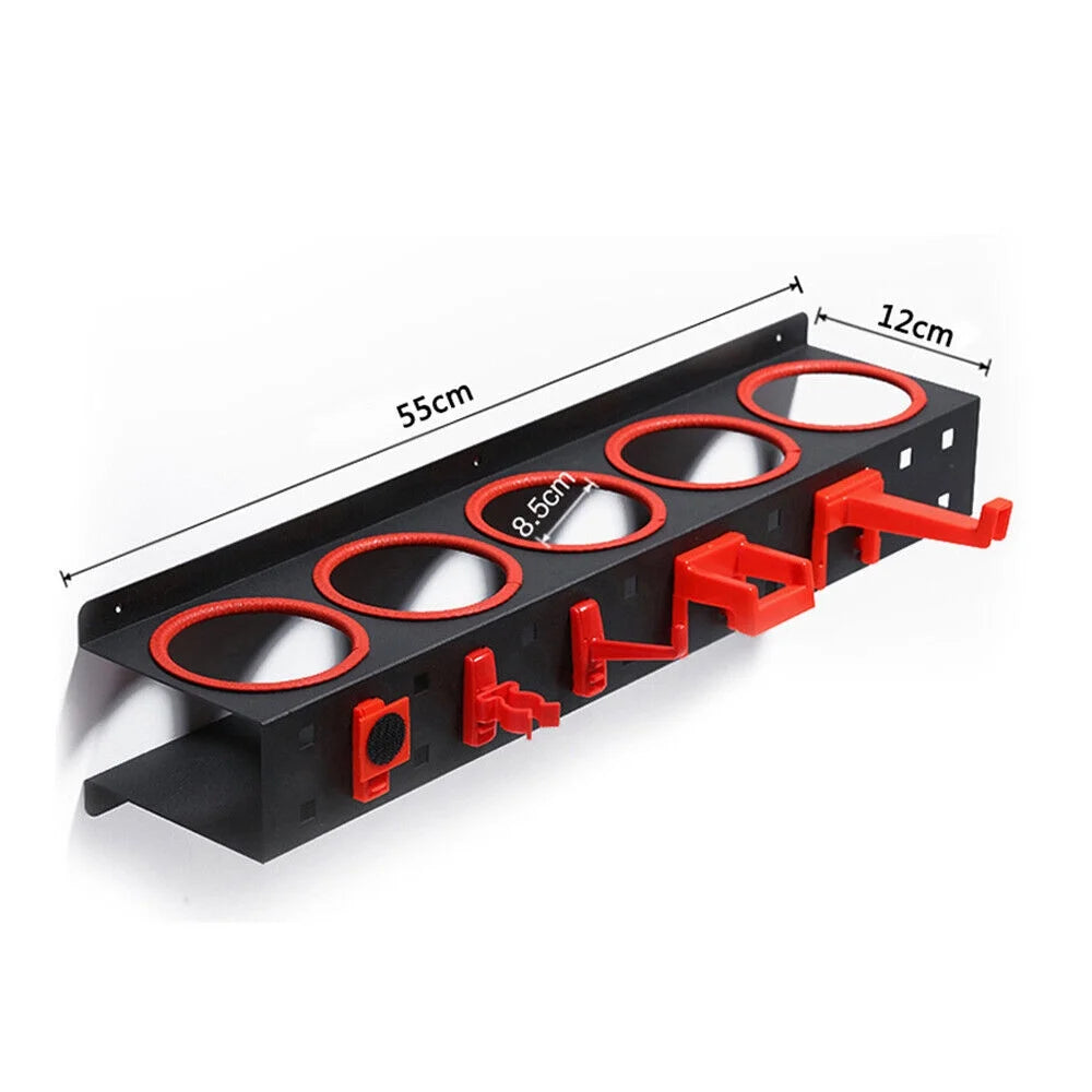 5 Hole Wall Mounted Spray Bottle Holder Q15835