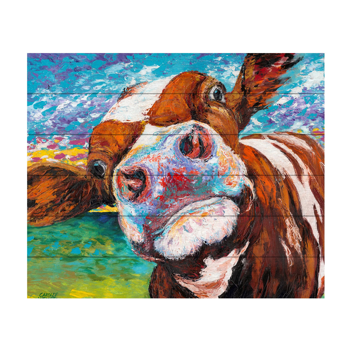 Wood Slat Art 18x22 J1577