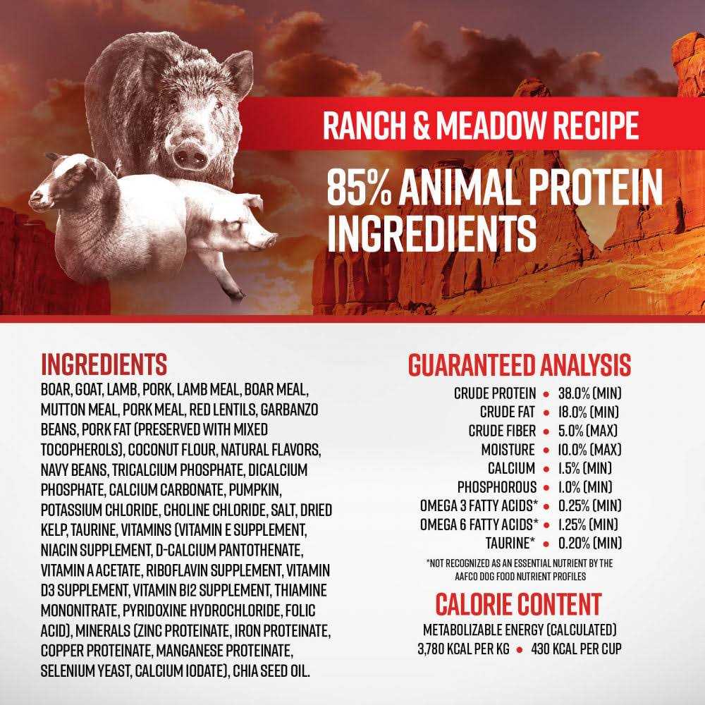 Ranch Meadow Recipe Dog Dry Food Y2108