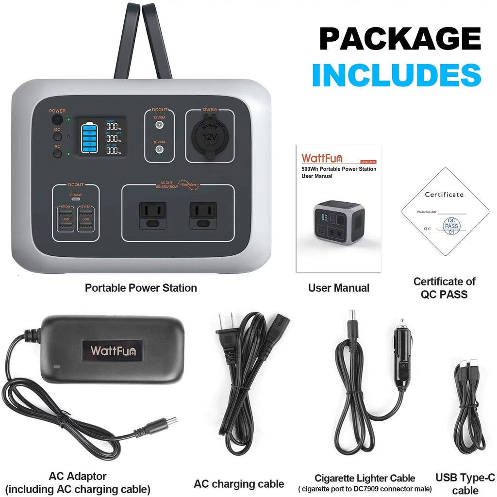 Portable Power Station 96000mAh 298Wh LiFePO4 B31802