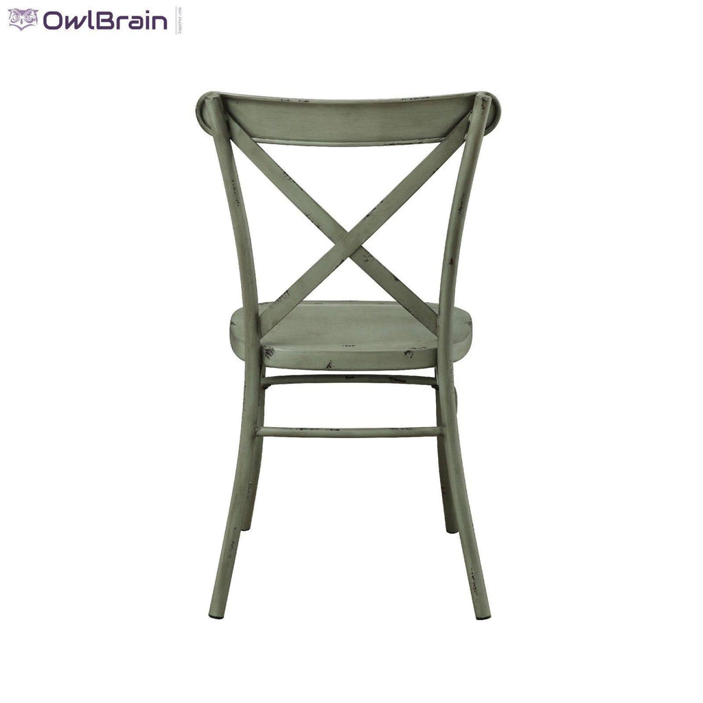 Distressed Green Dining Chair, Set of 2 H66613