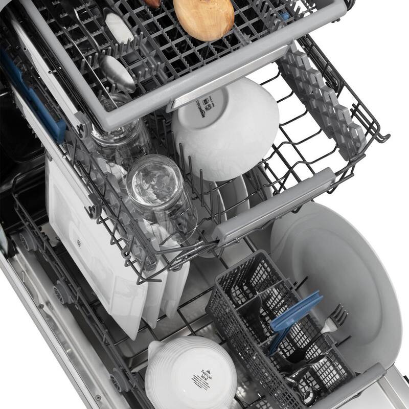 18 in. 8-Cycle Compact Panel Ready Dishwasher with 3rd Rack J655781
