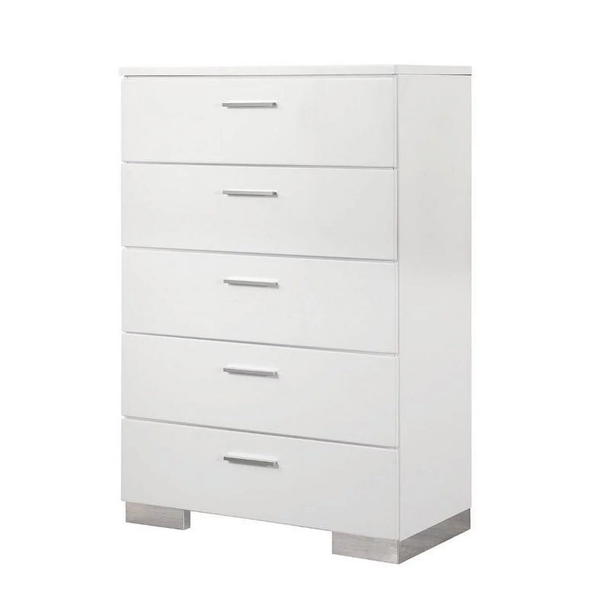 White 2 Drawer Nightstand and Chest I3442