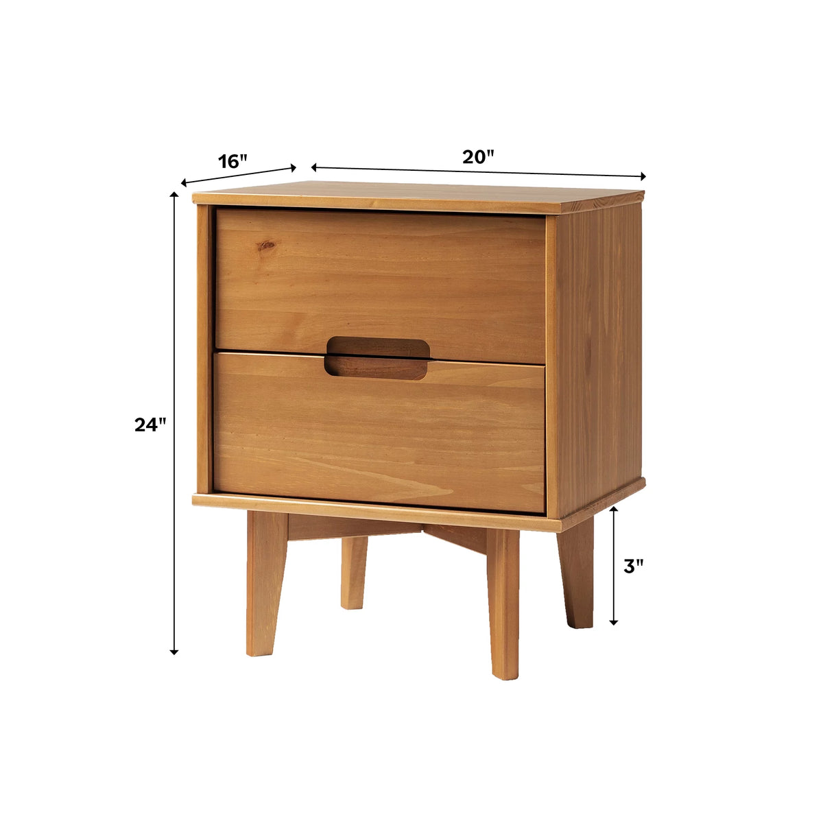2-Drawer Nightstand H733809