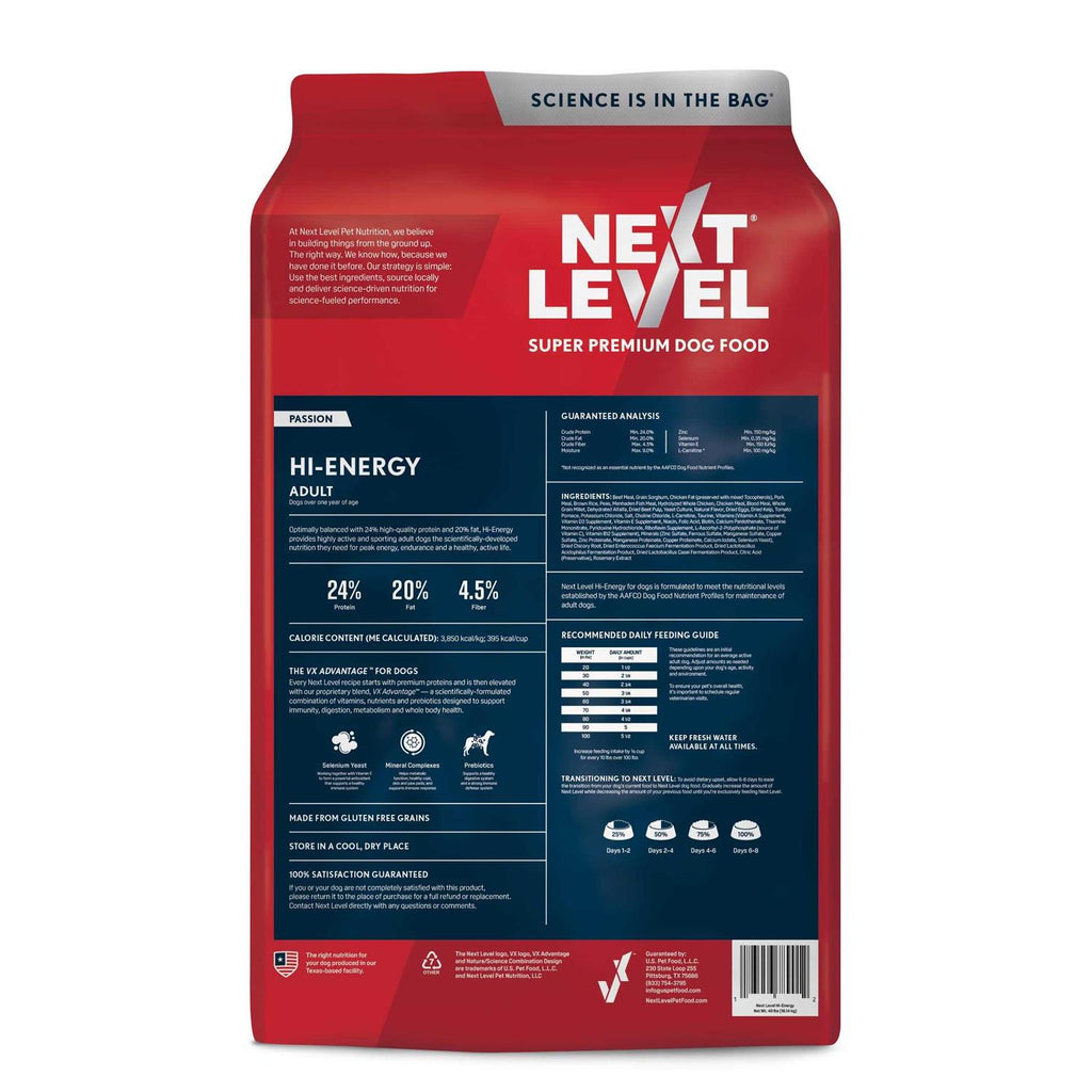 Hi-Energy Adult Dry Dog Food A1777