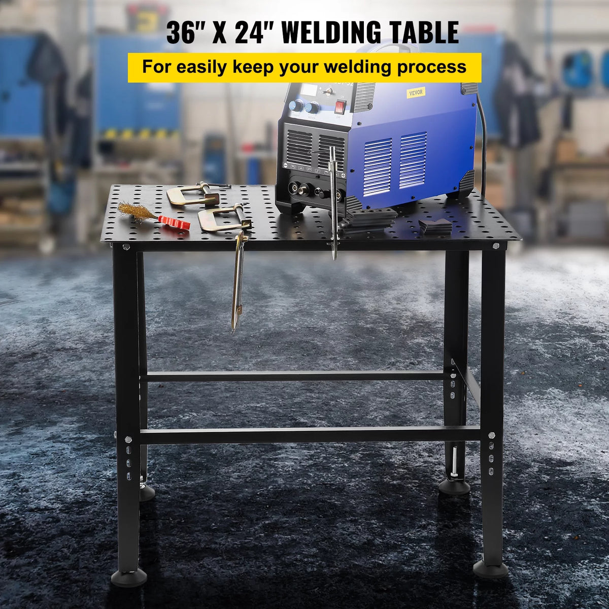 36 x 24 Adjustable Metal Welding Table J5913