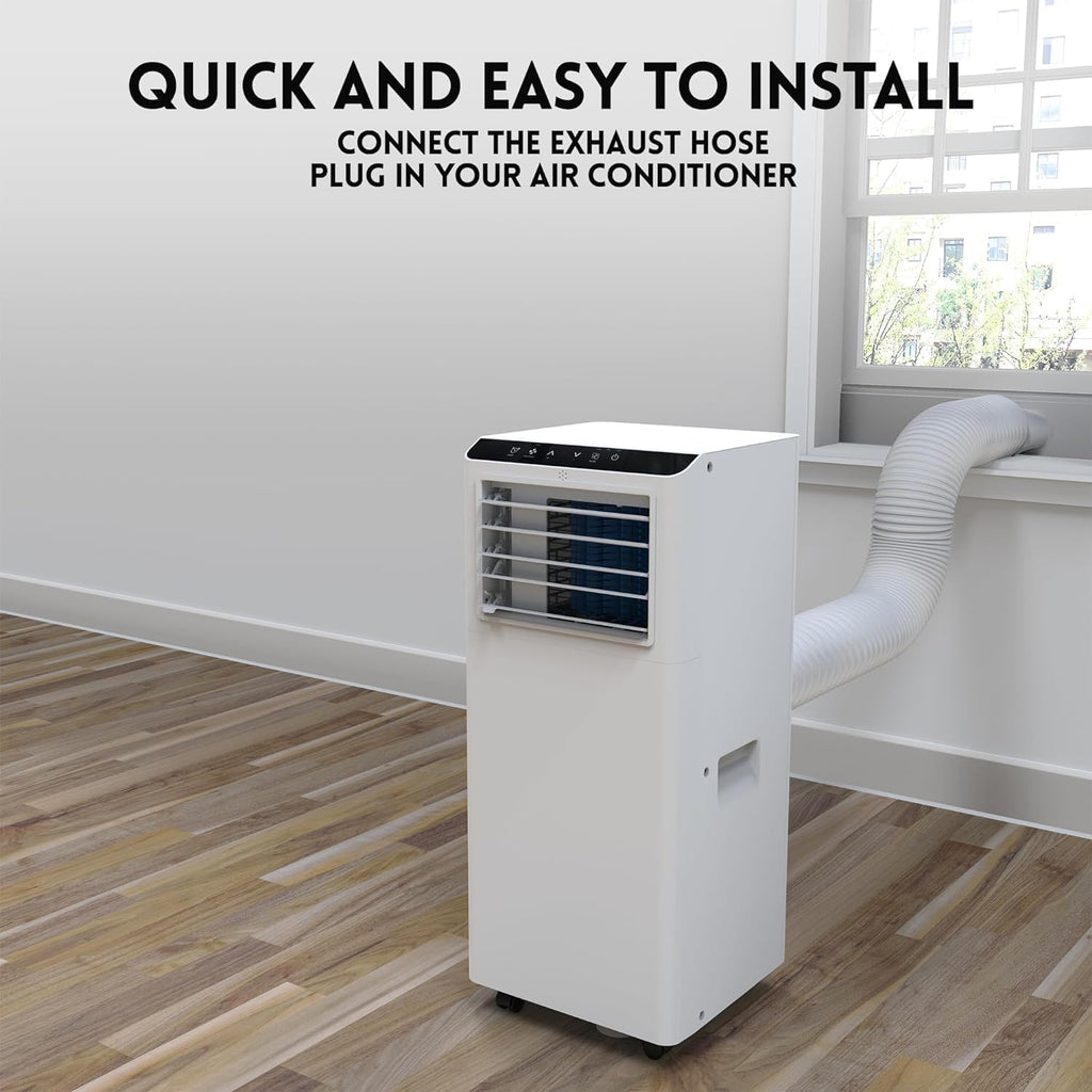 Portable 8000 Btus 3-in-1 Air Conditioner with Exhaust Hose & Window Kit G48963