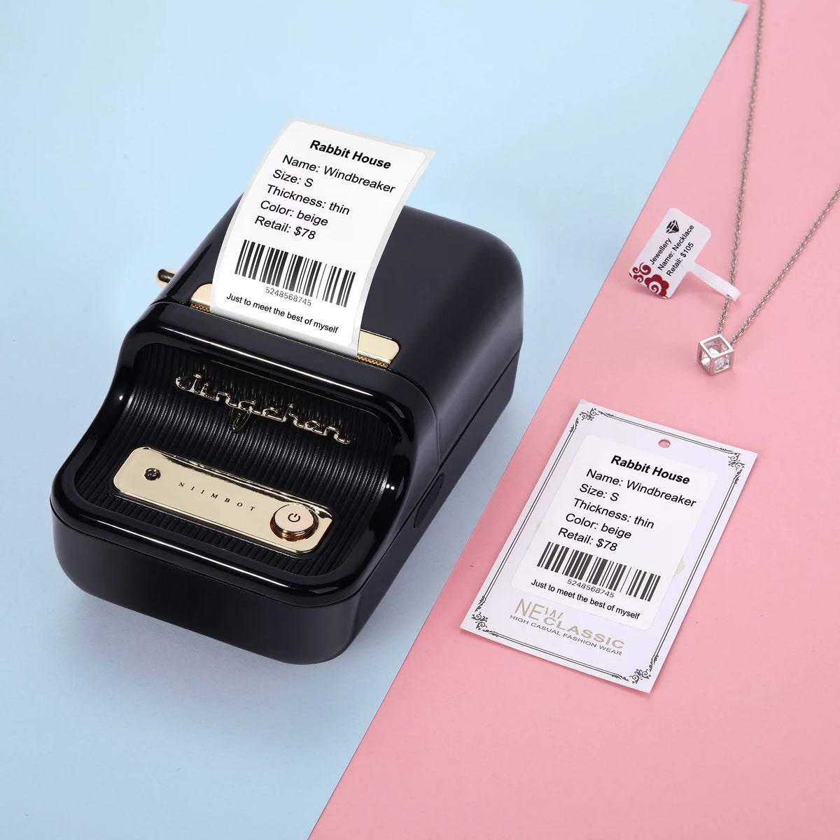 Portable Wireless Label Printer T61758