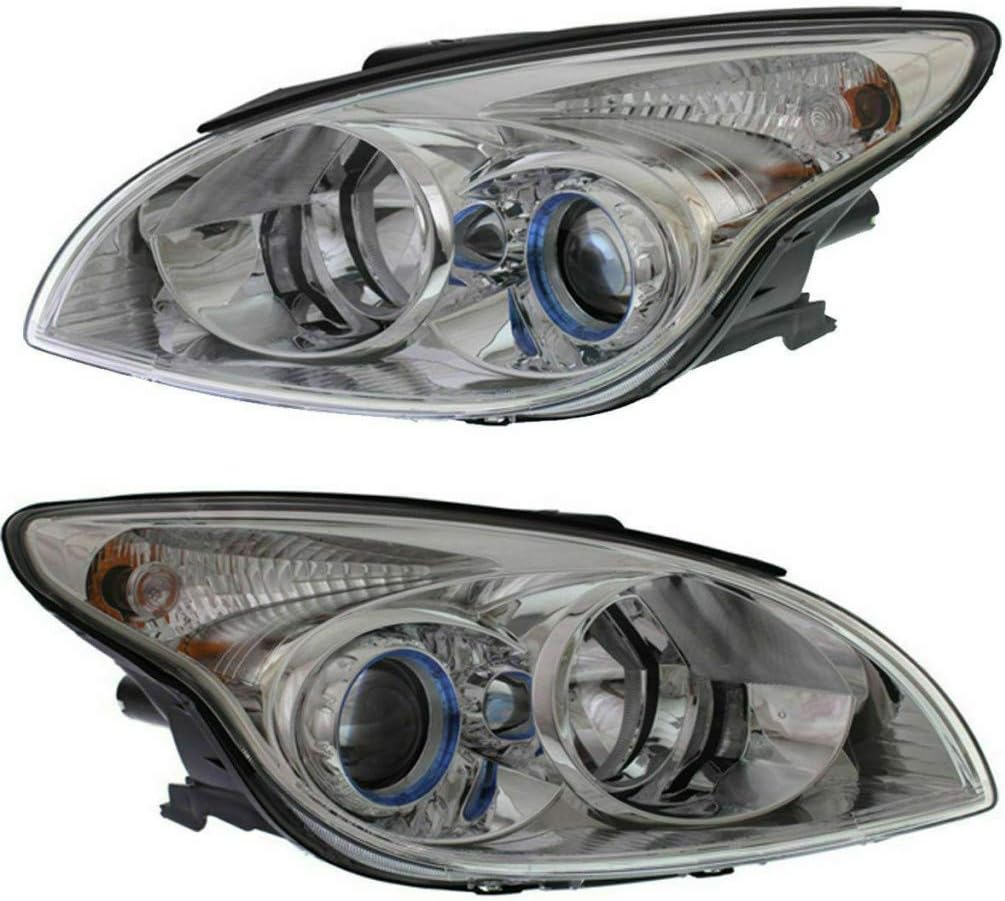 Headlight Assembly for Hyundai Elantra 2010 2011 2012 Pair C361