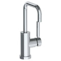 Square Bathroom Sink Faucet in Elite Brass Z164
