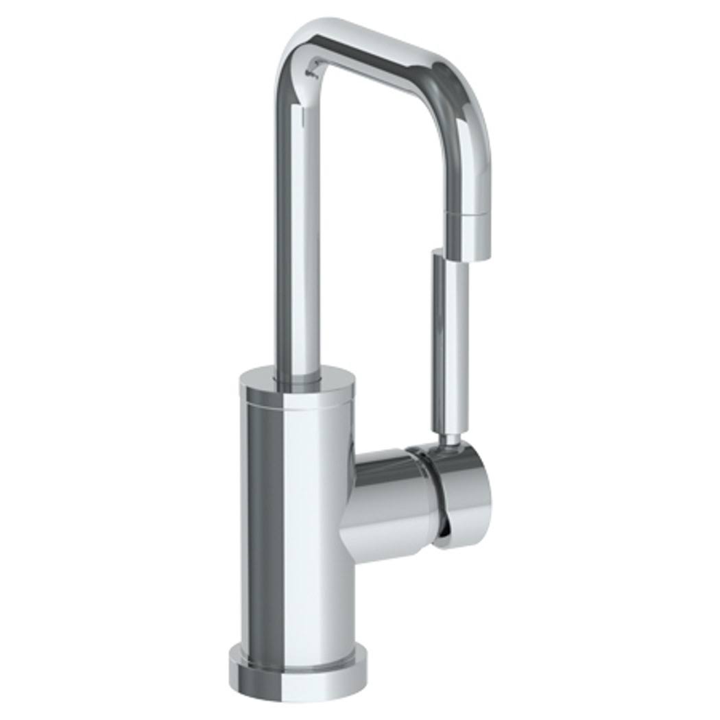 Square Bathroom Sink Faucet in Elite Brass Z164
