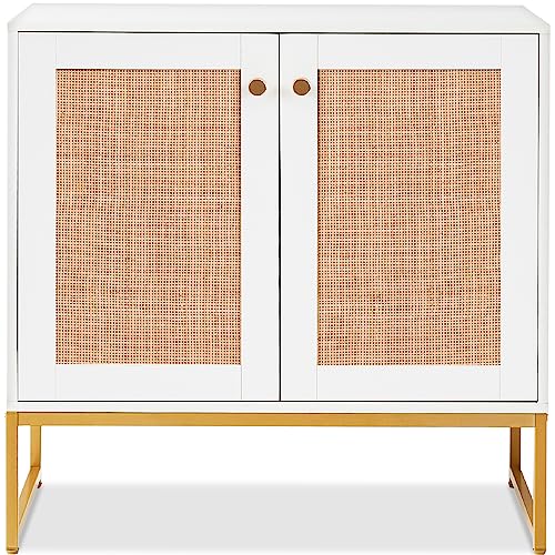 2-Door Rattan Storage Cabinet U365586