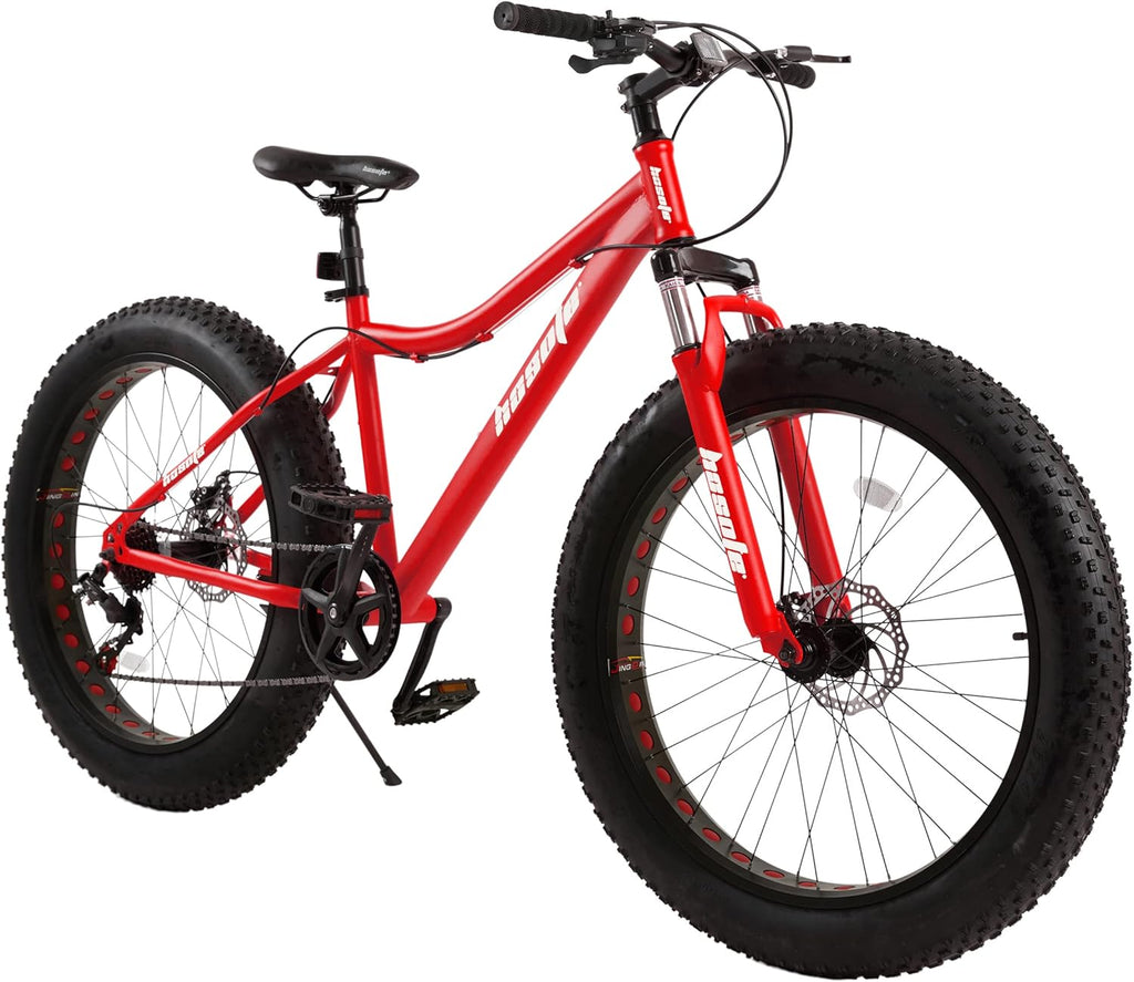 26 inch 7 Speed Double Disc Brake Fat Tire Mountain Bike O2645