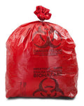 Red Medical Waste Trash Bags, Case of 200 A6647