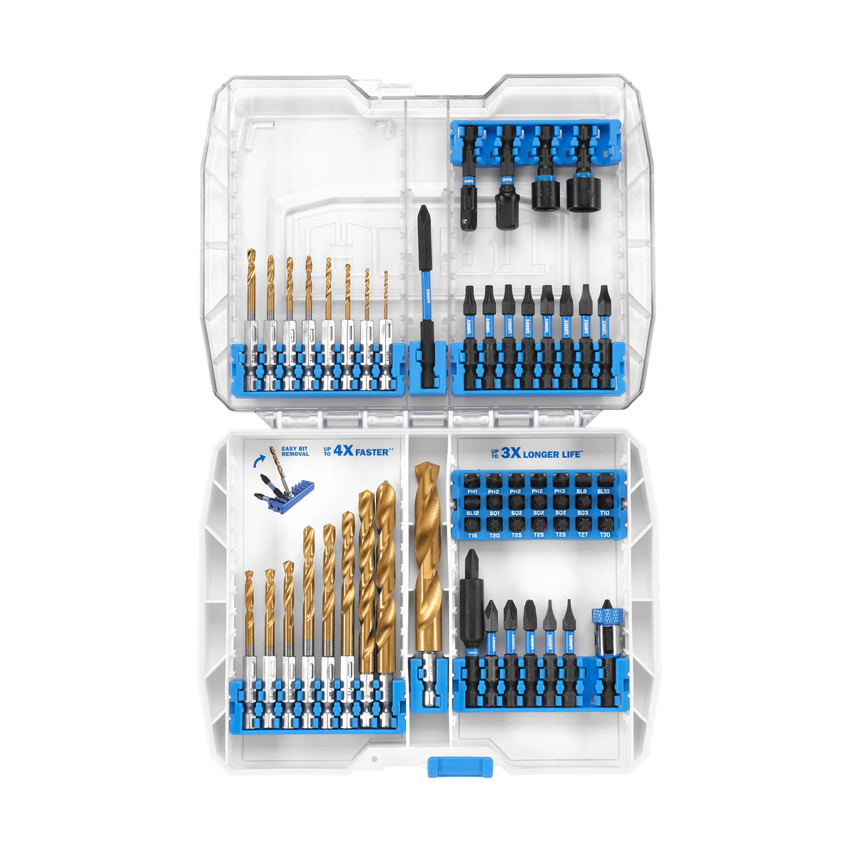 60-Piece Impact Drill & Drive Bit Set with Modular Case K18952