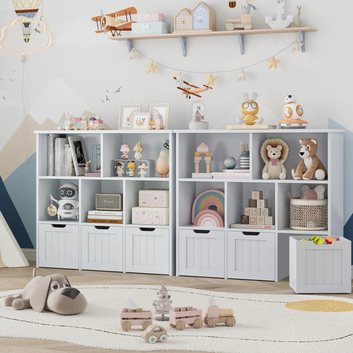 5 Cube Storage Organizer with Drawers S1912