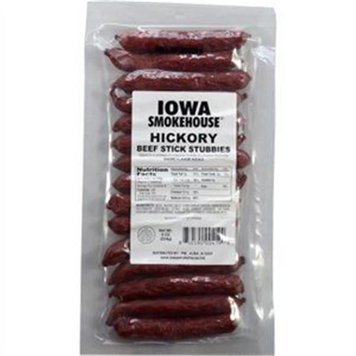 8 oz Hickory Beef Stick Stubbies Pack of 12 V896