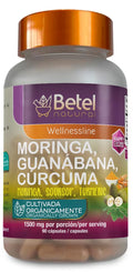 Organic Moringa Guanabana and Curcuma 90 Capsules I4904