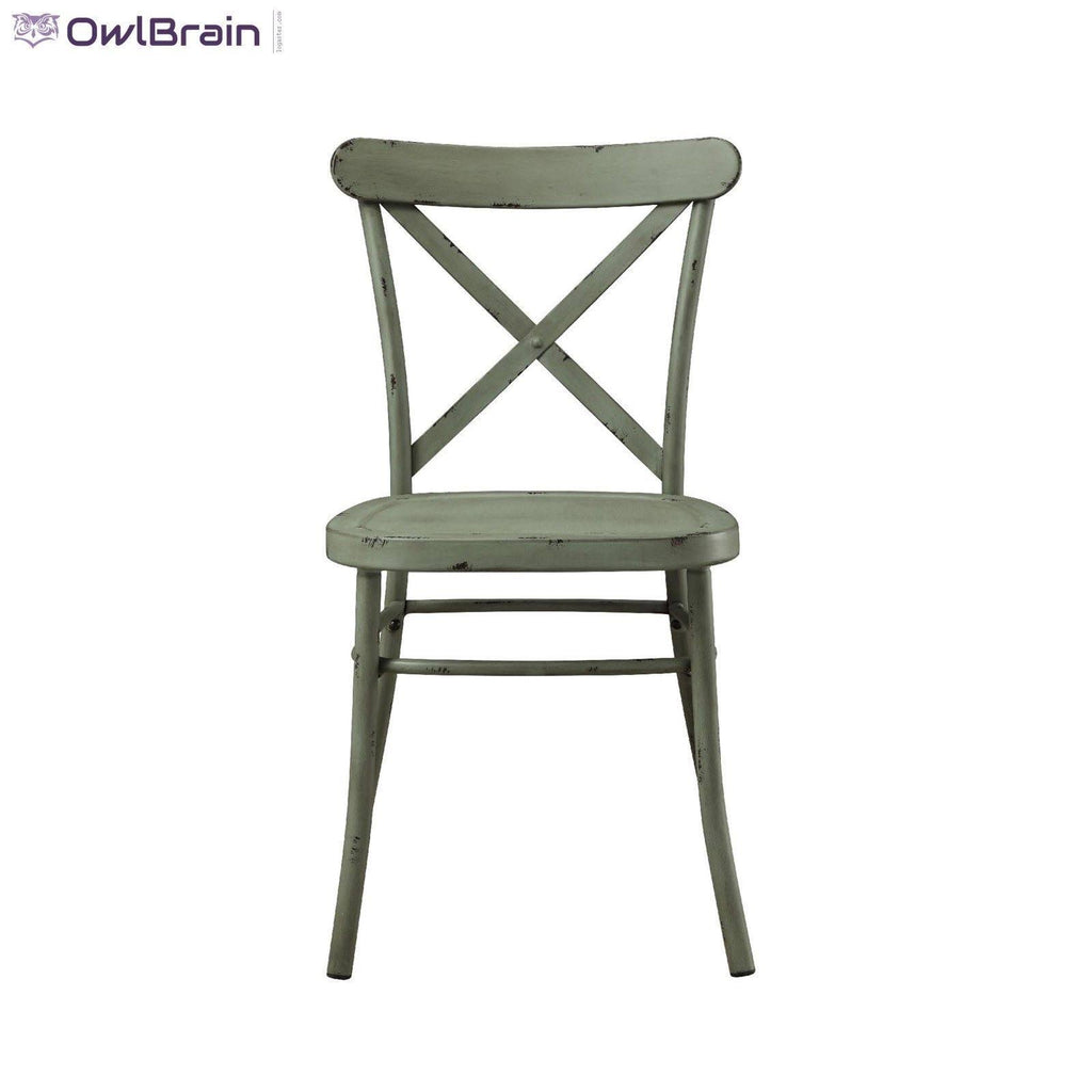 Distressed Green Dining Chair, Set of 2 H66613