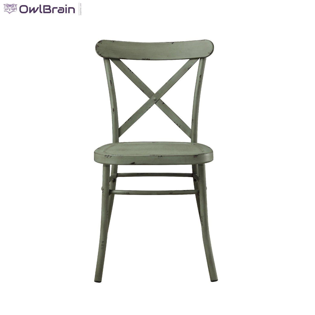 Distressed Green Dining Chair, Set of 2 H66613