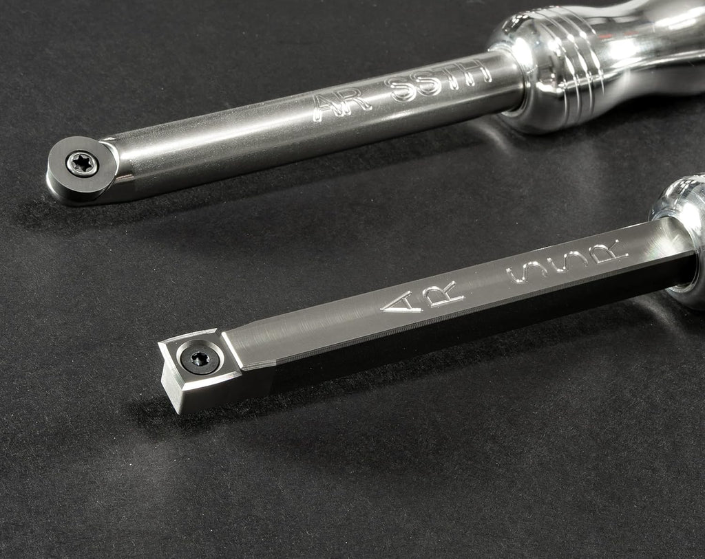 2 Tool Set Carbide Woodturning Tools with 8" Handles I7059