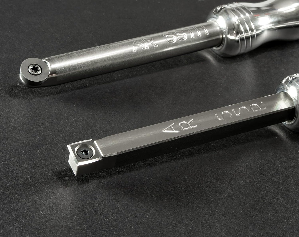 2 Tool Set Carbide Woodturning Tools with 8" Handles I7059
