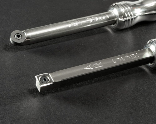 2 Tool Set Carbide Woodturning Tools with 8" Handles I7059
