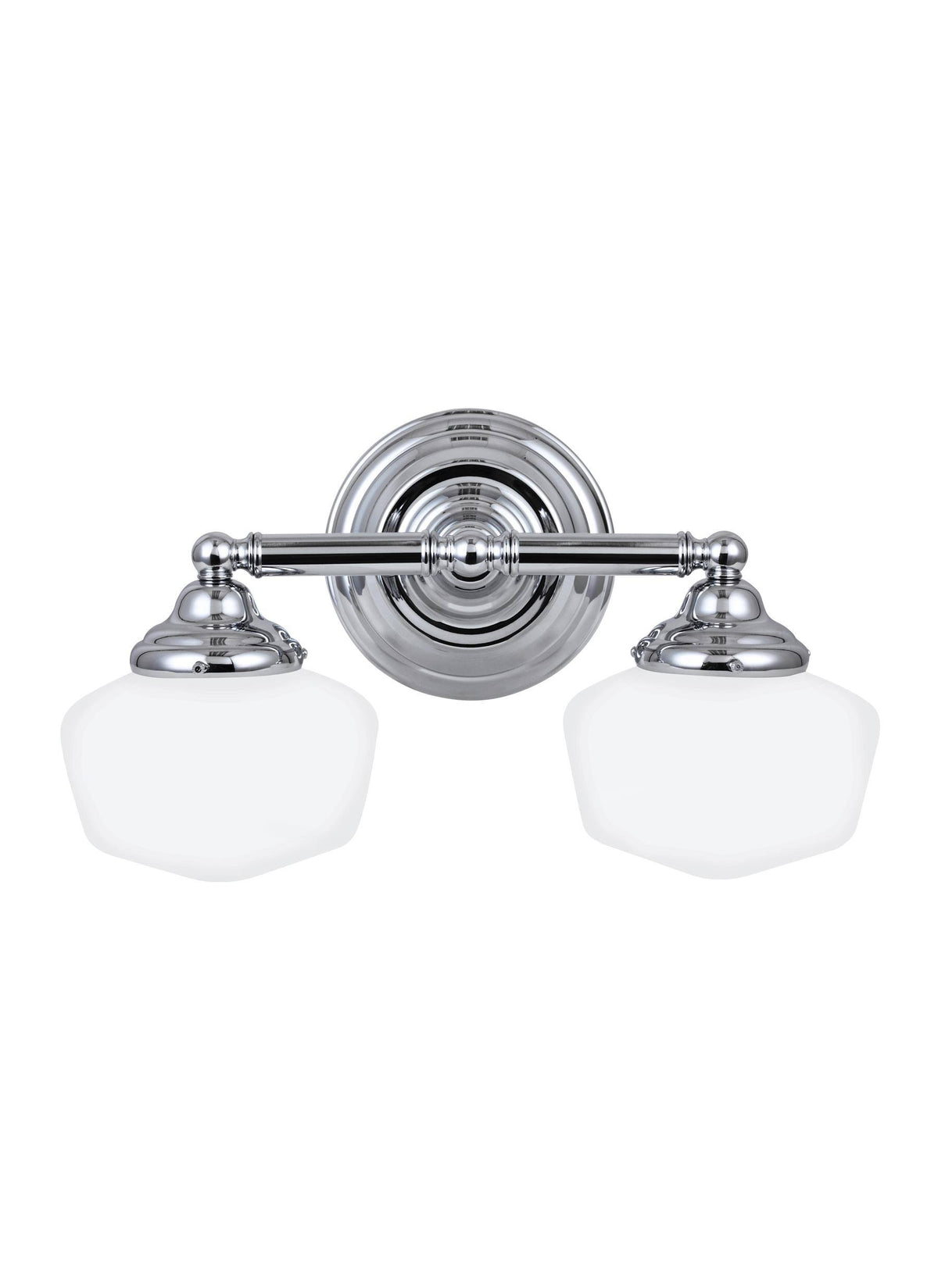 2 Light Chrome Wall Bath Light C9217