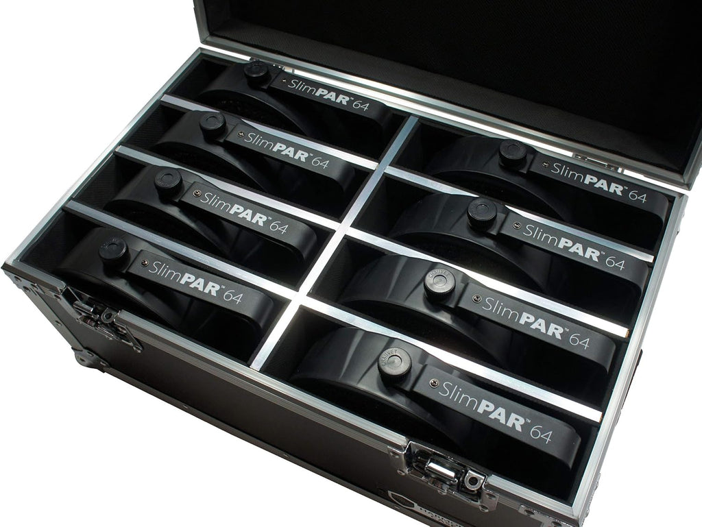 8 Space Slimpar Can Light Flight Case H8251