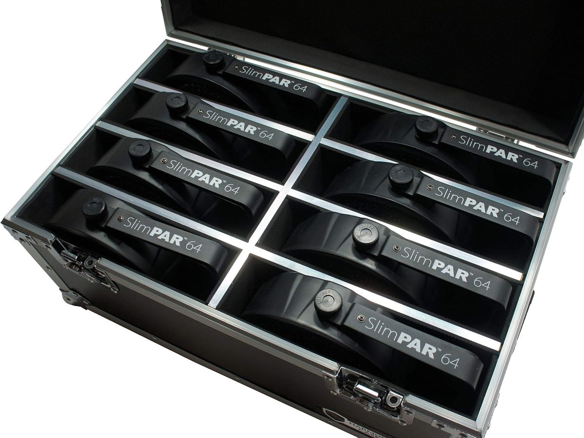 8 Space Slimpar Can Light Flight Case H8251