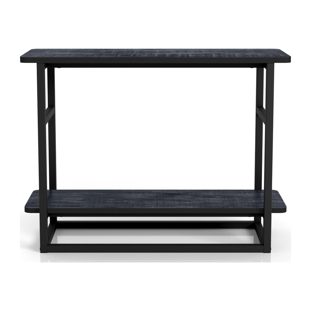 Oak Side Table with Lower Shelf P92013