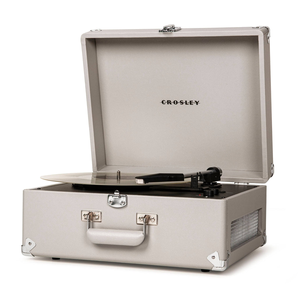 Gray Portable Turntable E1704