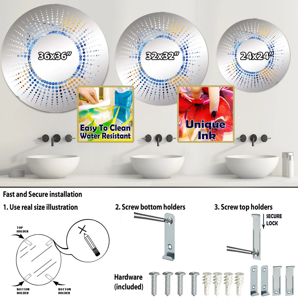 Round Wall Mirror T88183